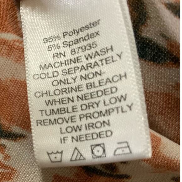 Vintage Susan Graver Blouse Geometric Womens Size Medium Long Sleeve Layered Top - Picture 9 of 10